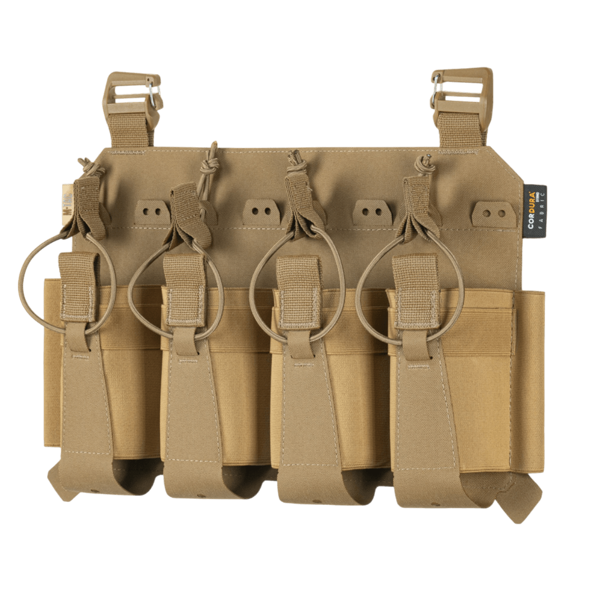 M-Tac Frontpanel til Plate Carrier Cuirass QRS til 4 Magasiner med elastiske lommer til AK/AR magasiner