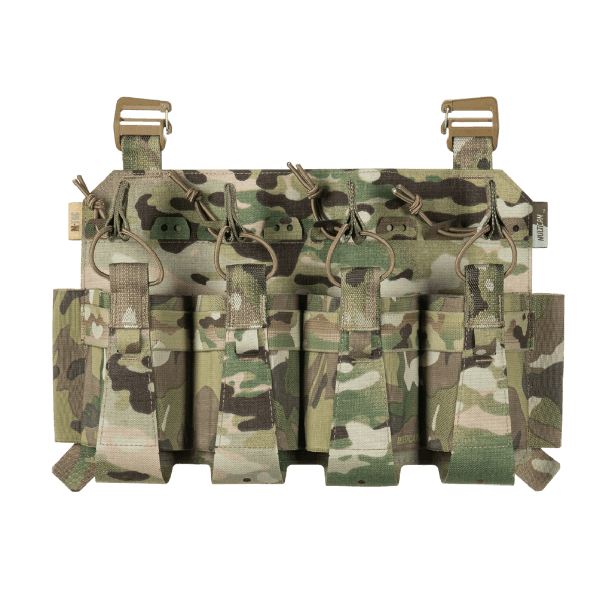 M-Tac Frontpanel til Plate Carrier Cuirass QRS til 4 Magasiner i holdbart Cordura materiale for effektiv kamp performance.