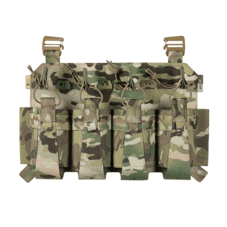 M-Tac frontpanel till Plate Carrier Cuirass QRS för 4 magasin i multicam elastiskt material, NIJ-certifiering, galleri position 1.