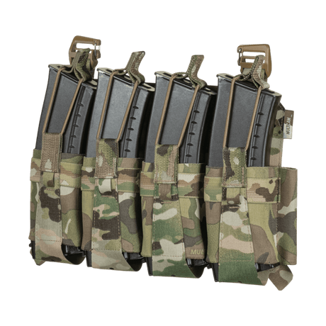 M-Tac frontpanel till Plate Carrier Cuirass QRS för 4 magasin i multicam elastiskt material, NIJ-certifiering, galleri position 1.