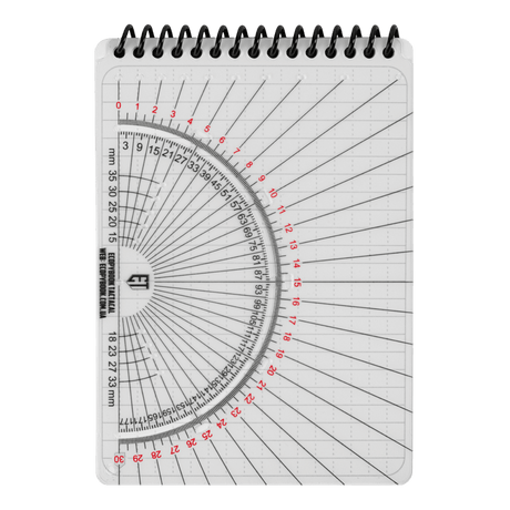M-Tac Ecopybook Tactical – alt-vejr notesbog med vandtætte sider og vinkelmåler til outdoor brug