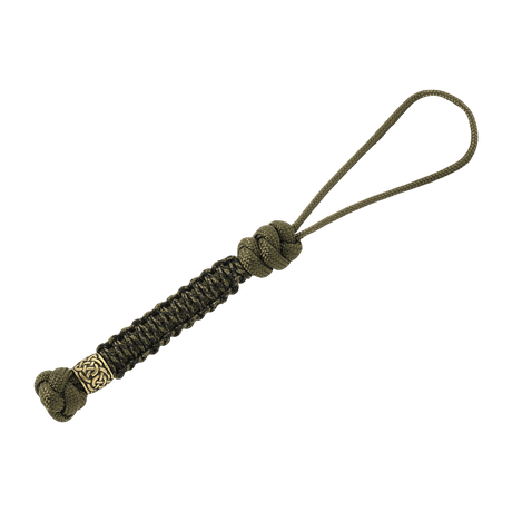 M‑Tac Knife Lanyard Scandinavian flätad paracord, stilfullt tillbehör till fickknivar, flexibel förlängning för snabb åtkomst.