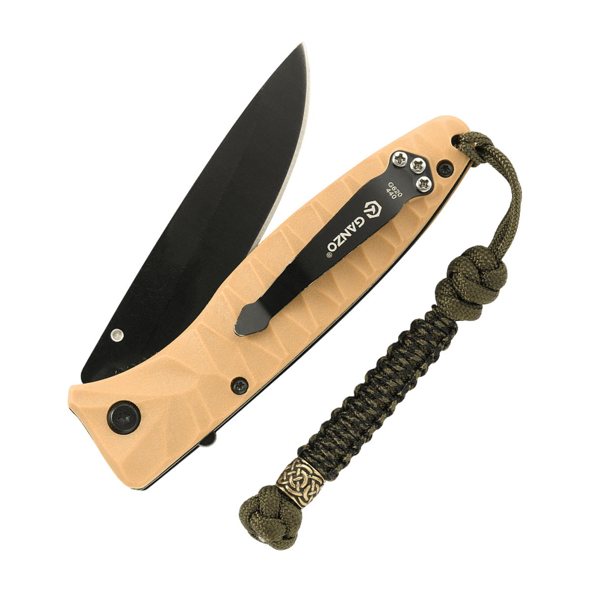 M-Tac Knife Lanyard Scandinavian with flettet paracord, ideal for quick access and personalizing your knife's look.