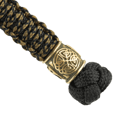 M-Tac Lanyard Scandinavian Mannaz i snodd paracord med dekorativ skandinavisk pärla som personligt och stilfullt tillbehör