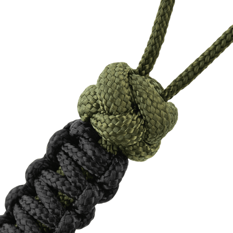 M-Tac Lanyard Scandinavian Small Chinese Knot med snören och dekorativ pärla, tillverkad av snodd paracord för stilfull utrustning