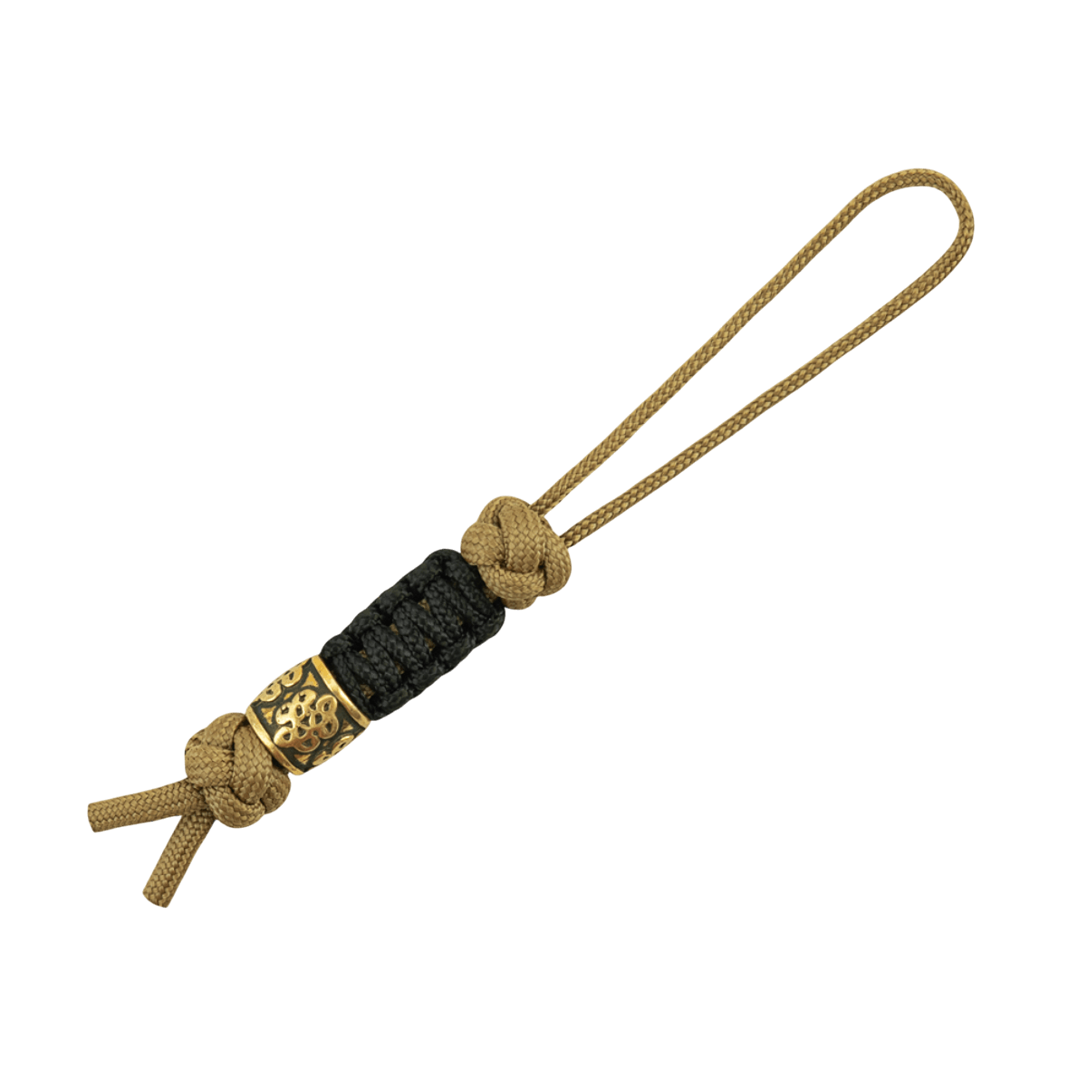 M-Tac Lanyard Scandinavian Small Chinese Knot i snoet paracord med dekorativ perle til knive og lommelygter