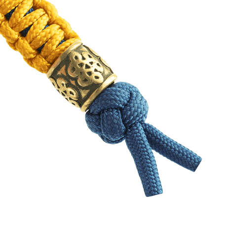 M-Tac Lanyard Scandinavian Small Chinese Knot med dekorativ pärla och snofflad paracorddesign, perfekt för knivar och ficklampor