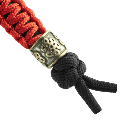 M-Tac Lanyard Scandinavian Small Chinese Knot med dekorativ pärla och färgglad paracord för knivar och utrustning