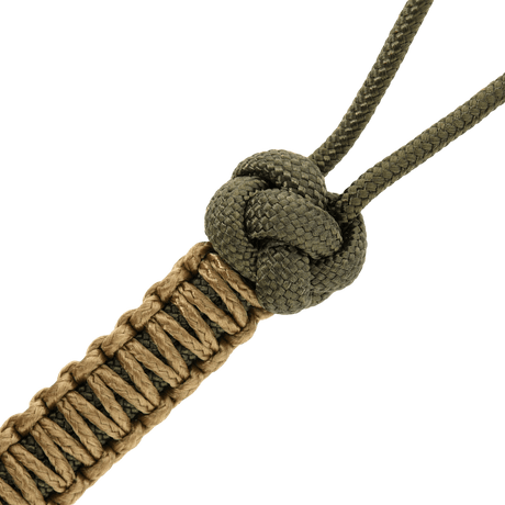 M-Tac Knife Lanyard Ninja, paracordfläta, 14,5 cm, med cupronickelpärla, praktiskt stiligt tillbehör till fickknivar