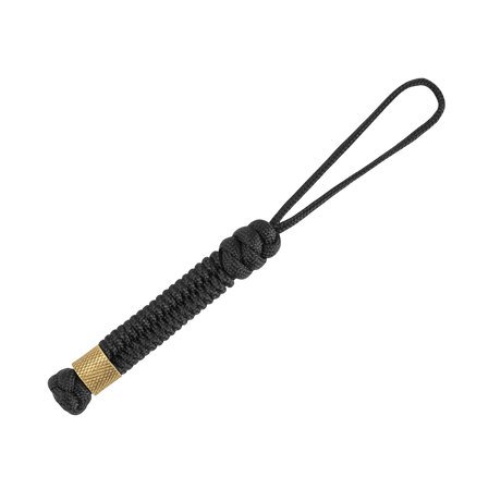 M-Tac Viper Cylindre Lanyard Stainless Steel i skandinavisk stil med dekorativ pärla, paracord-design. För funktionell kniv- eller utrustningsavtagning.