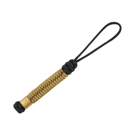 M-Tac Viper Cylindre Lanyard Stainless Steel i spiralflätad paracord med skandinavisk pärldesign.