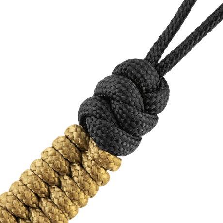 M-Tac Viper Cylindre Lanyard Stainless Steel - spiralflätad paracord med skandinavisk pärla-dekor.