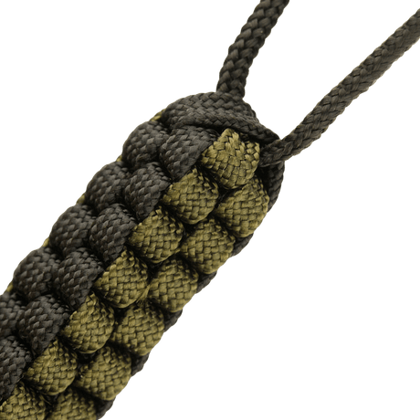 M-Tac Knife Lanyard Cuboid Skull, flätad paracord-lanyard med unikt design och Cuboid Skull-pärla för stilfullt uttryck och praktisk användning.