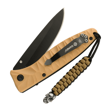 M-Tac Knife Lanyard Cuboid Skull paracord med skallemotiv för knivar, stilfullt tillbehör och praktiskt grepp.