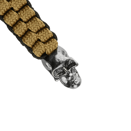 M-Tac Knife Lanyard Cuboid Skull med flätad paracord och dekorativt Cuboid Skull-design för en unik, taktisk stil.