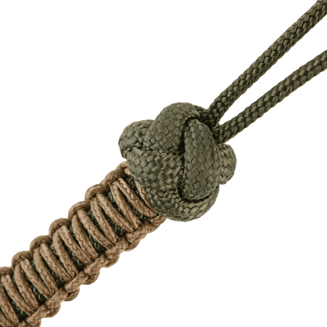 M-Tac Knife Lanyard Celtic i flätat paracord-design, perfekt för att personifiera och förenkla åtkomst till knivar och utrustning.