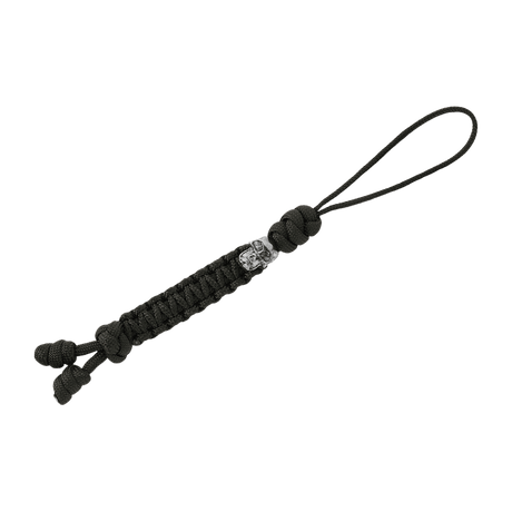 M-Tac Loopy Snake Skull Lanyard i flätad paracord, stilfullt tillbehör för kniv eller utrustning, flexibelt och hållbart.