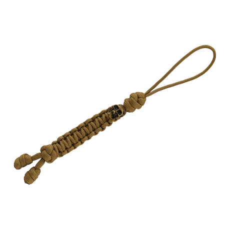 M-Tac Loopy Snake Skull Lanyard, flätad paracord, dekorativt och hållbart tillbehör för kniv eller ficklampa.