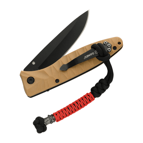 M-Tac Ninja Ver.2 Lanyard i flätad paracord, som accessoar till en fällkniv, gör utdraget lättare och tillför stil med ninjamotiv.