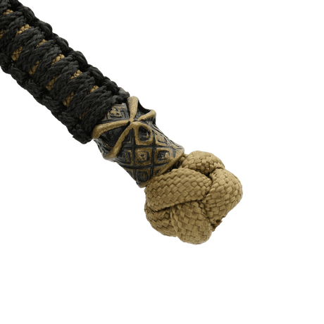 M-Tac Ninja Ver.2 Lanyard i flätad paracord med ninja-pärla, idealisk som praktiskt tillbehör för knivar eller annan utrustning.