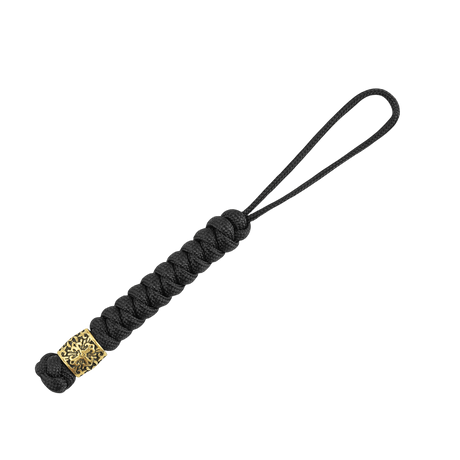 M-Tac Viper Lanyard Scandinavian i svart paracord med Viper-pärla i skandinavisk design för kniv och ficklampa.