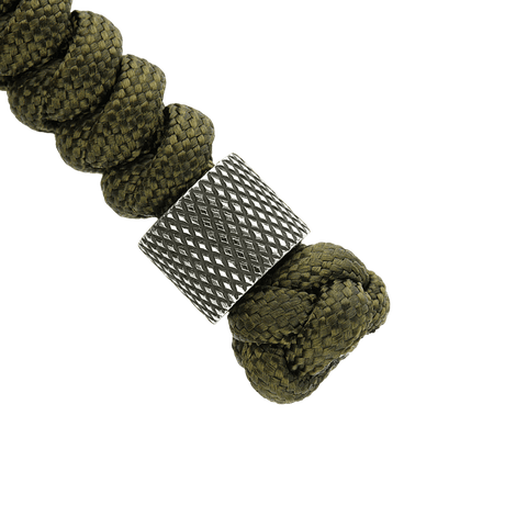 M-Tac Viper Lanyard Stainless Steel med flätad paracord och Viper-pärla i rostfritt stål för knivar och utrustning.
