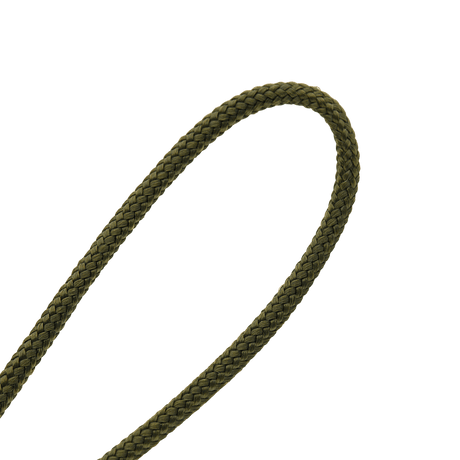 Grön paracord i närbild. Stilfull och hållbar detalj. M-Tac Viper Lanyard Stainless Steel för knivar och utrustning.