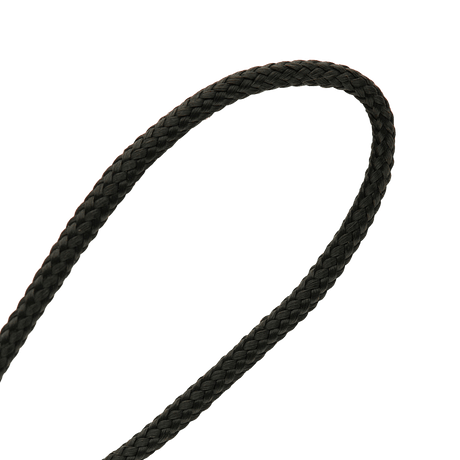 M-Tac Viper Lanyard Stainless Steel i flätad svart paracord, stiligt och funktionellt tillbehör för snabb åtkomst till kniv.
