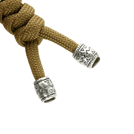M-Tac Zeus Stainless Steel Lanyard med flätad paracord och dekorativ stålkula för snabb åtkomst till kniv och utrustning.