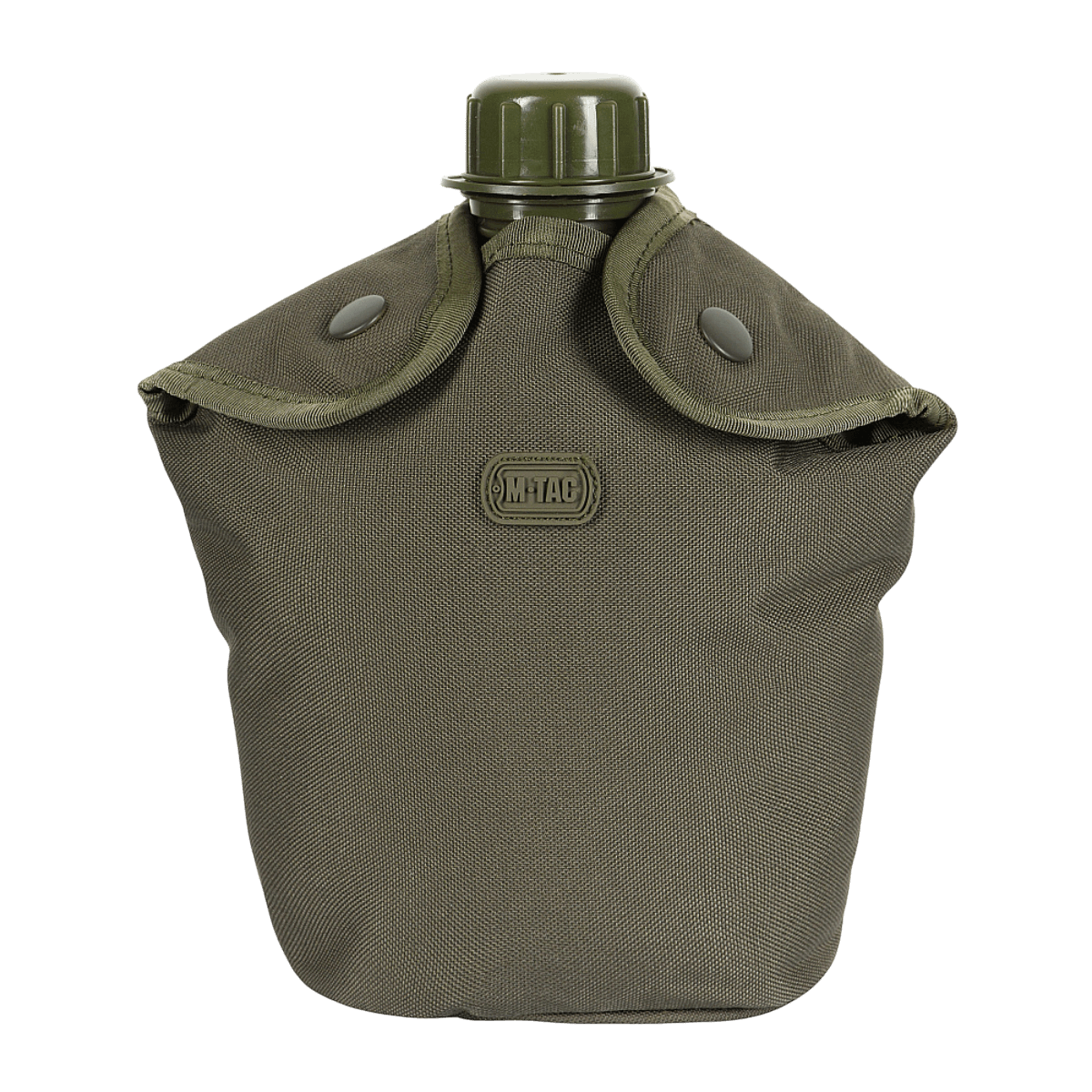 M-Tac Flaskeholder MOLLE drikkeflaske i slidstærk polyester med PVC-belægning og MOLLE-system, 120x70x170 mm, militærgrøn