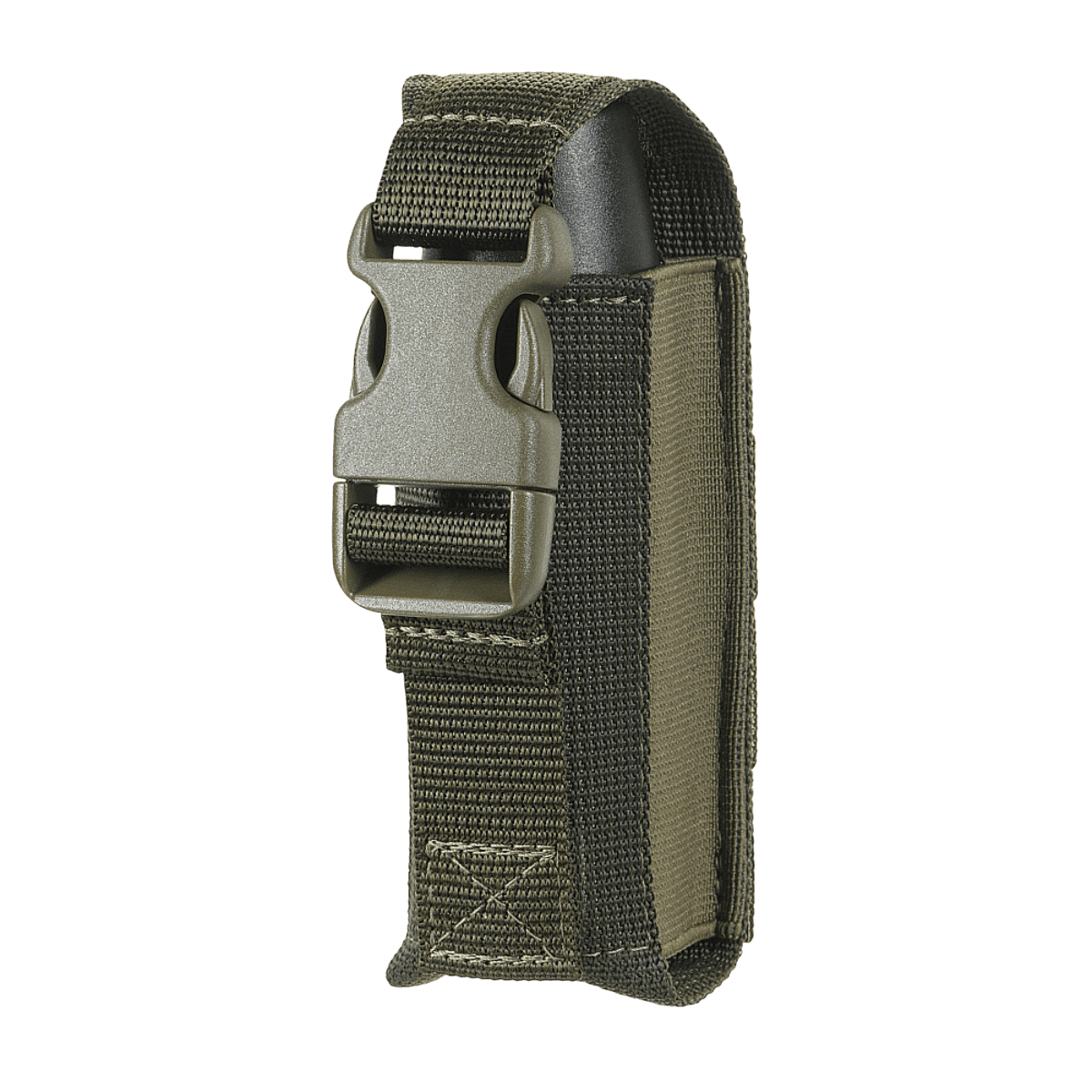 M-Tac Gasdåseholder Vertikal med Woojin-lås, fastgøres via MOLLE-system, fremstillet af holdbare MIL-SPEC materialer.