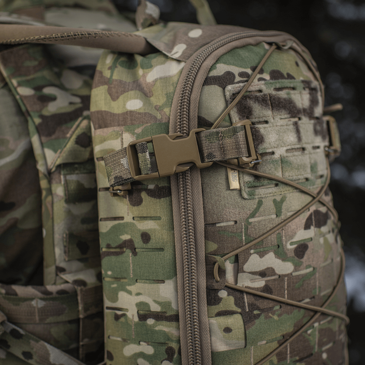 M-Tac Rygsæk Sturm Elite Gen.II med camouflage design og MOLLE system
