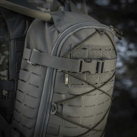 M-Tac Ryggsäck Sturm Elite Gen.II raidryggsäck i slitstark Cordura med MOLLE-system och inbyggt vätskesystem för fältbruk.