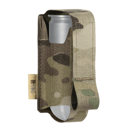 M-Tac ficka för 1 VOG-typ granat i slitstarkt multicam-material med säker stängning för förvaring och transport, galleri position 1.