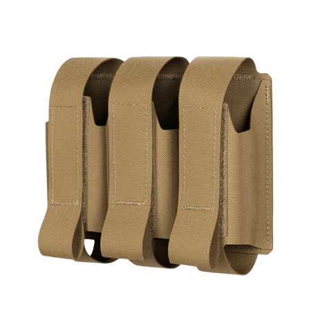 M-Tac Ficka för 3 VOG-granater i Cordura Squadron med MOLLE Laser Cut för säker förvaring av VOG-25-granater, brun färg