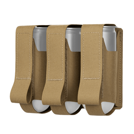 M-Tac Ficka för 3 VOG-granater i slitstarkt Cordura med MOLLE Laser Cut-system för enkel montering och säker förvaring av granater.