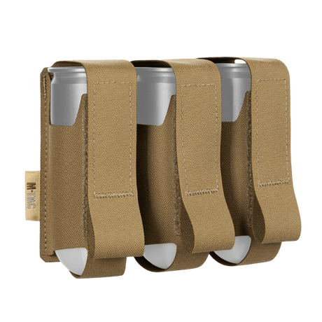 M-Tac Ficka för 3 VOG-granater med MOLLE-system, för säker förvaring av 40 mm-granater, slitstarkt Cordura Squadron-material