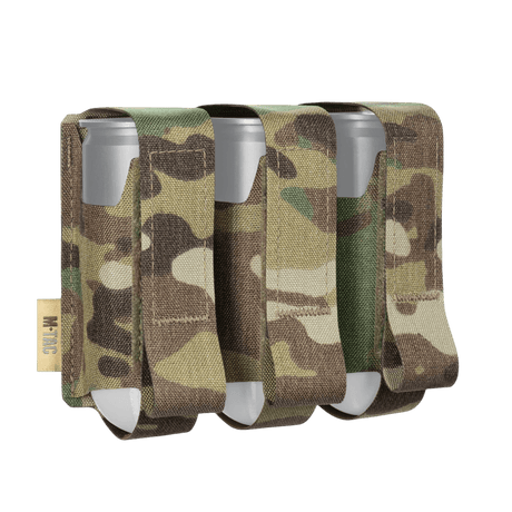 M-Tac Ficka för 3 VOG-granater med MOLLE Laser Cut-system för säker förvaring av VOG-25-granater, i slitstarkt Cordura-material.