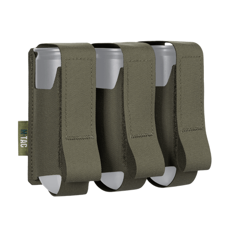 M-Tac Pouch för 3 VOG-granater med MOLLE-system för säker förvaring av VOG-25 granater, tillverkad av slitstarkt Cordura Squadron-material.