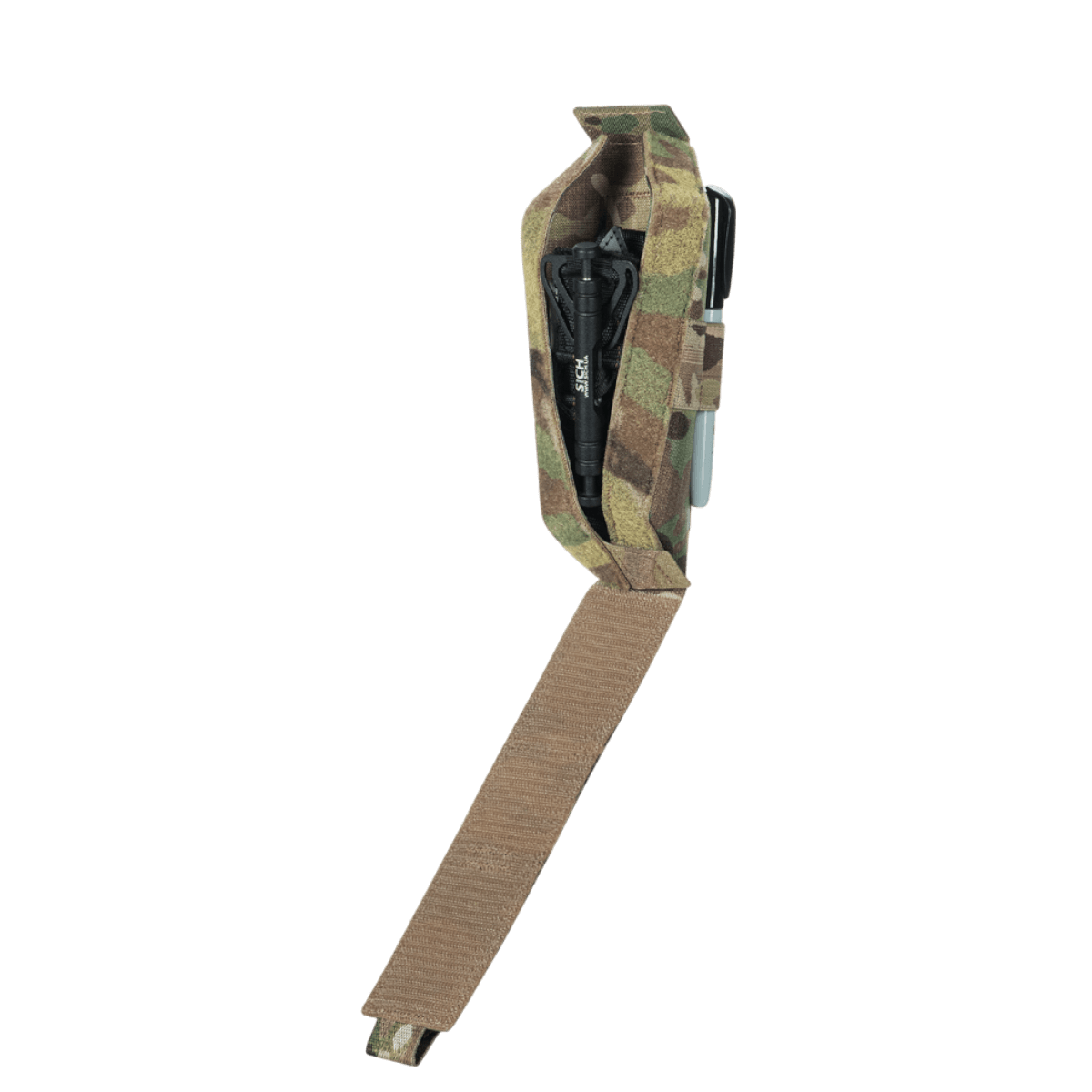 M-Tac Lomme til Tourniquet Closed i camo-design, perfekt til sikker opbevaring af førstehjælpsturniketer.