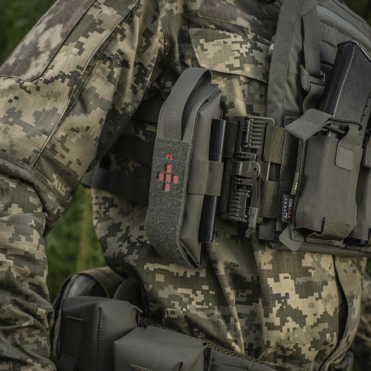 M-Tac Lomme til Tourniquet Closed på militæruniform til førstehjælp i nødsituationer