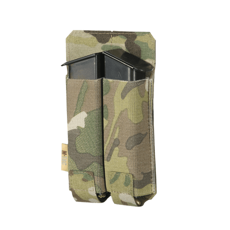 M‑Tac Double Magazine Pouch APS Laser Cut i robust Cordura för APS-magasin, lätt och kompakt med elastik för säker fastsättning.