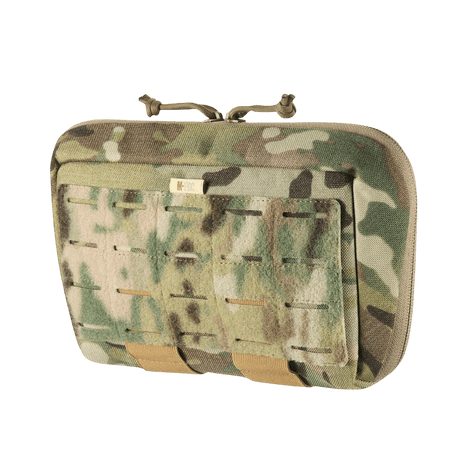 M-Tac Admin Pouch Large Elite i slitstarkt Cordura 500D. Väska med Laser Cut velcro-panel, perfekt för taktisk utrustning och modulär förvaring.