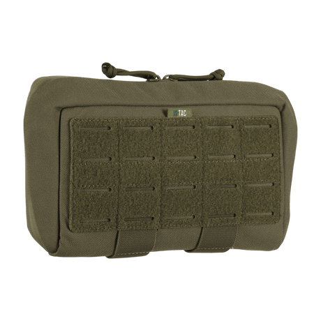 M-Tac Admin Pouch Large Elite i slitstarkt Cordura 500D med velcro-panel för patches, perfekt för taktisk utrustning.