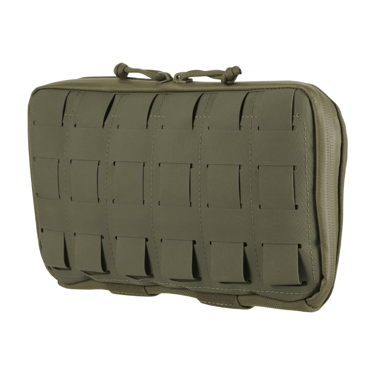 M-Tac Admin Pouch Large Elite i slidstærk Cordura, perfekt til taktisk udstyr og opbevaring. Olive farve, med velcro-panel til patches.