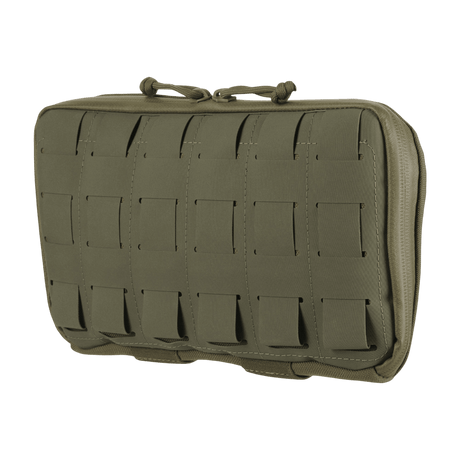 M-Tac Admin Pouch Large Elite i slitstarkt Cordura med laserutskuret velcro-panel för taktisk förvaring.