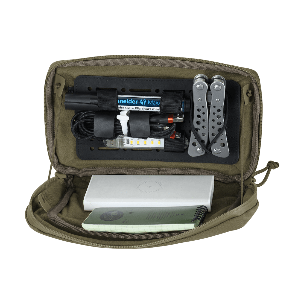 M-Tac Admin Pouch Large Elite med taktisk udstyr og redskaber, slidstærkt Cordura 500D, velegnet til opbevaring af forskellige genstande