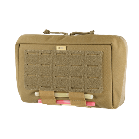 M-Tac Admin Pouch X-Large Elite i slitstarkt Cordura 500D med Laser Cut-frontpanel och velcro, lämplig för taktisk utrustning och modulära insatser.