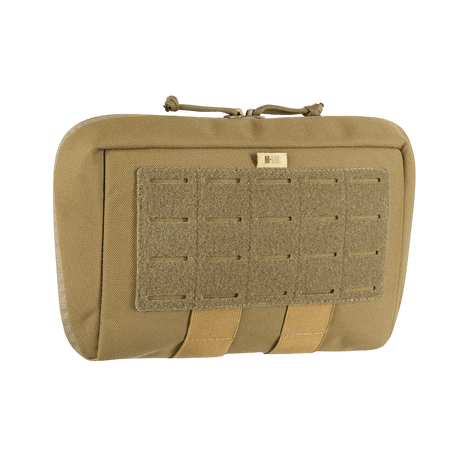 M-Tac Admin Pouch X-Large Elite tillverkad av robust Cordura 500D med Laser Cut-design och velcro för patches, lämplig för taktisk utrustning.