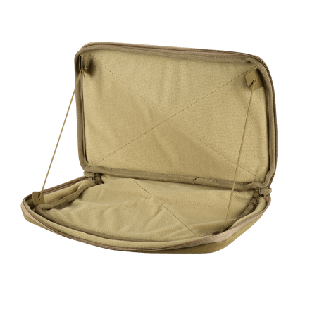 M-Tac Admin Pouch X-Large Elite i öppet läge, visar rymlighet och velcroindelning för modulära insatser.